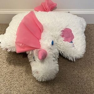 White and Pink Unicorn 🦄 Pillow Pet